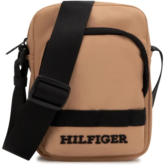 Tommy Hilfiger Polyester Crossbody Bag Medium Men's Khaki