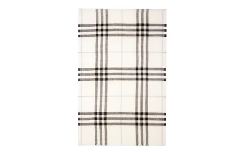 Burberry Checked Wool Scarf