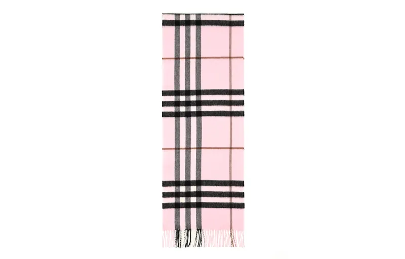 【Previous Season】The Classic check-pattern fringed scarf