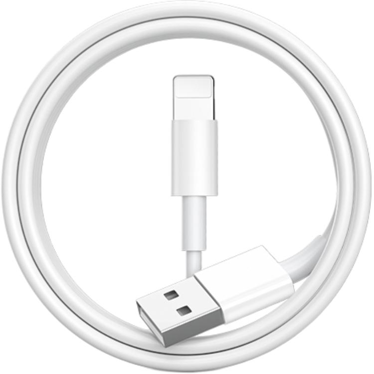 Анхны Apple-ийн кабелийн кабель Iphone-д зориулсан аянга цахилгаан руу шилжүүлэх нь гар утас цэнэглэж байна