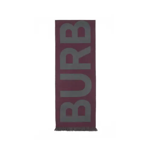 Burberry Wool Sport Jacquard Logo Scarf