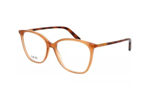 DIOR Acetate Irregular Shape Eyeglass Frames Women's Orange