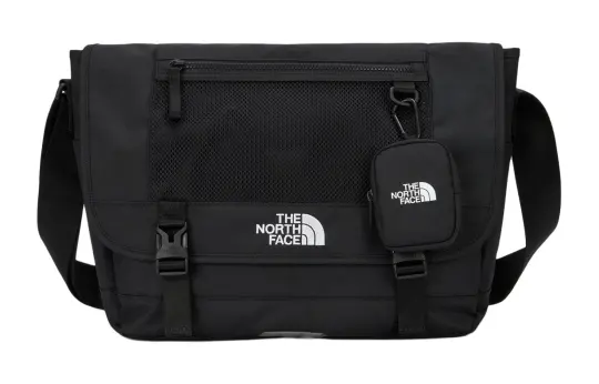 THE NORTH FACE 15L Messenger Bag, Shoulder Bag, Crossbody Bag, Outdoor Bag Polyester Black Unisex