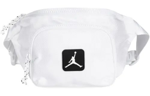 Jordan Polyester Crossbody Bag, Sling Bag, Fanny Pack Regular Unisex Pure White