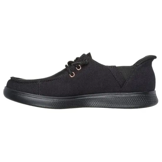 Skechers Cushioned Slip Resistant Breathable Low Top Casual Shoes Women's Black