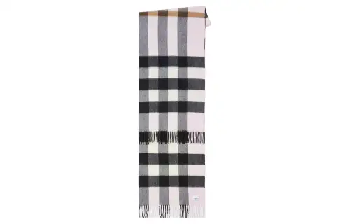 Burberry Checked Cashmere Scarf