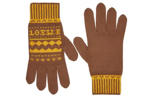 LOEWE Knit Gloves Men's