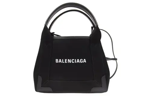 Balenciaga Navy Cabas Xs Bag
