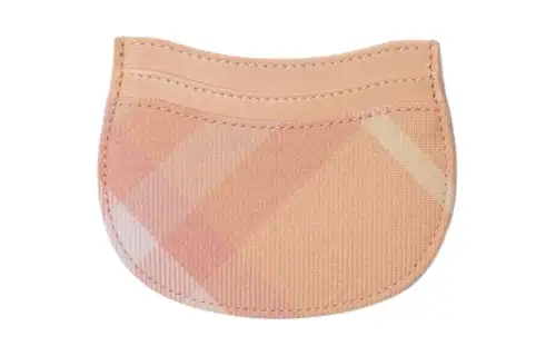 Burberry Polyester Card Holder Women's Peach