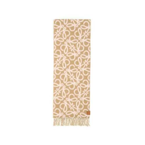 LOEWE Anagram Fringed Scarf