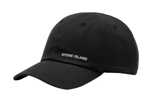 STONE ISLAND Logo-print Cotton Cap