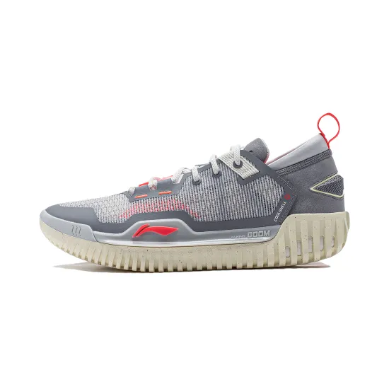 LINING Anti-5 Low Basketball Shoes Men Low-Top Sichuan Stone Gray/Brick Gravel Gray