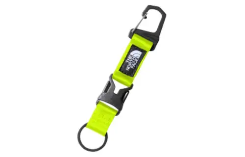 THE NORTH FACE High Strength Rubber Band Keychains Unisex Yellow
