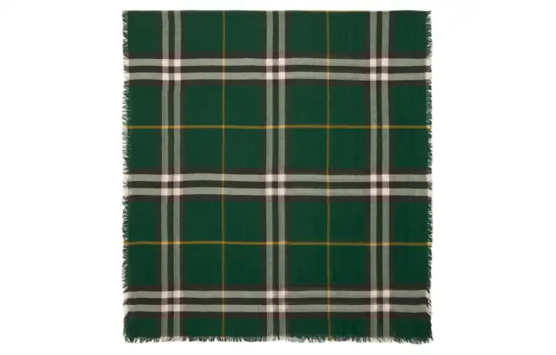 Burberry Check print Wool Scarf