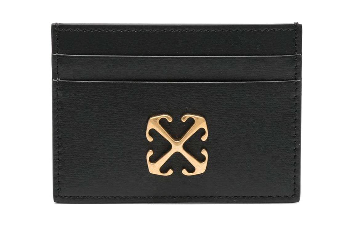 OFF-WHITE Jitney Simple leather cardholder