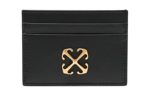 OFF-WHITE Jitney Simple leather cardholder