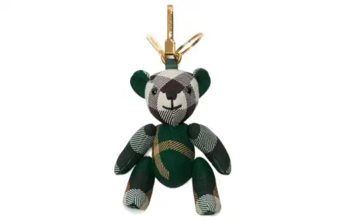 Burberry Animal Pattern Wool Charms Women's Green