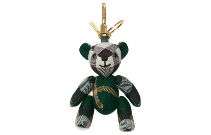 Burberry Animal Pattern Wool Charms Women's Green