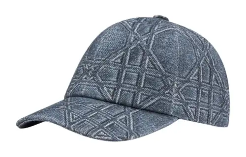 DIOR Cotton, Elastane, Metal Baseball Caps Kids' Blue