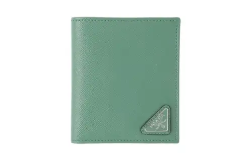 PRADA Saffiano Leather Wallet Men's Sage Green