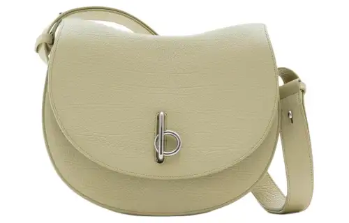 Burberry Calfskin Shoulder Bag, Crossbody Bag Medium Women's Orion Beige