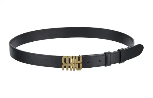 MIU MIU Logo buckle Leather Belt