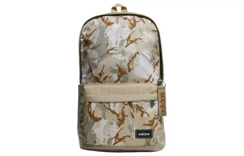 Adidas Polyester Backpack Regular Unisex Scattered Grass Original & Technology Beige & Black
