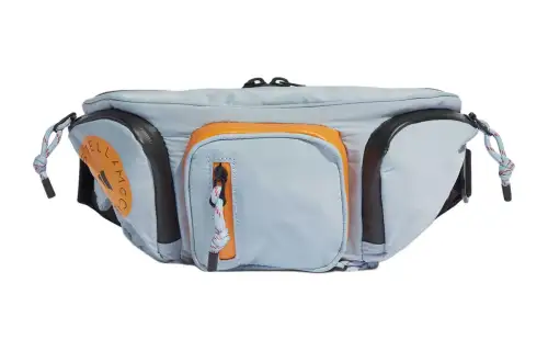 Adidas Stella McCartney Collaboration Recycled Polyester Plain Weave Fabric Fanny Pack Regular Unisex