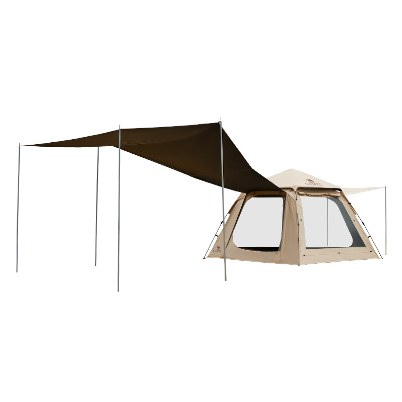 CAMEL Camping Tent Manual Setup One Bedroom And One Living Room Outdoor Automatic Tent
