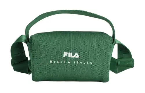 FILA Fabric Shoulder Bag, Crossbody Bag Extra Small Women's Nouveau Emerald Green