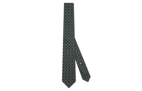 Gucci patterned tie