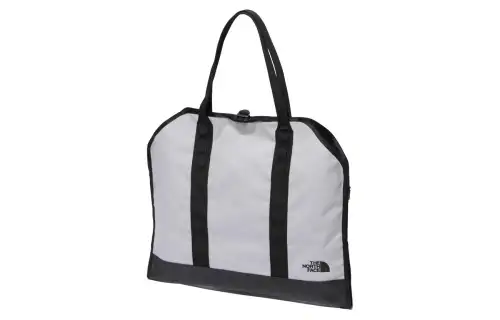 THE NORTH FACE 3L Handbag Outdoor Bag Recycled Polyester Gray Unisex