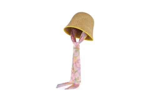 GUCCI Woven Cotton Viscose Bucket Hats Unisex Beige