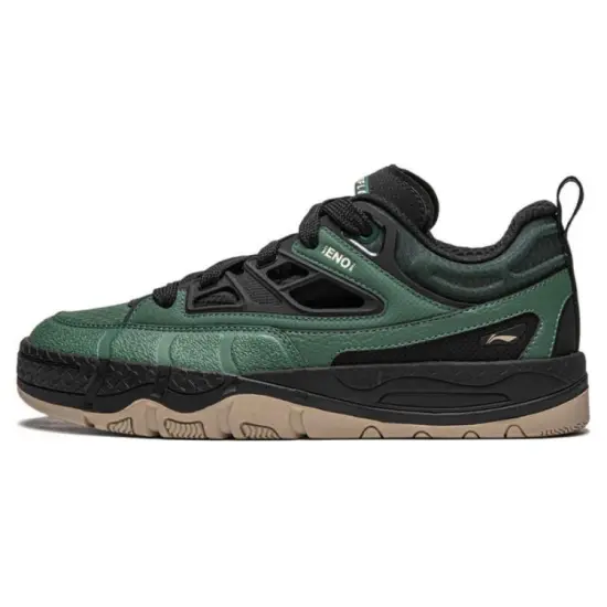 LINING Skateboard Shoes Men Low-Top Zhuang Yuan Green/Black