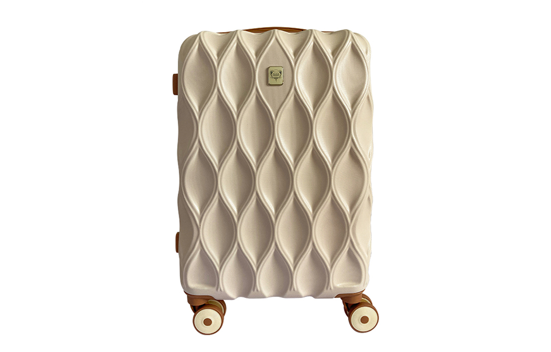 Franck Namani· ABS+PC Luggage For Air Travel 20 Inch Unisex Ecru/Blue