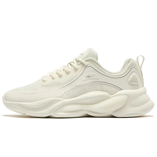 Erke Cangsheng Casual Shoes Men Low-Top Microcrystal White