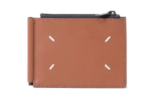 Maison Margiela Smooth Calfskin Wallet Unisex Brown
