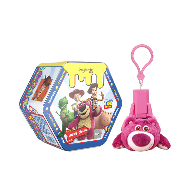 POTDEMIEL Honey Jar x Disney/Disney Pixar Strawberry Bear Claw Crawler Toy Story Series Blind Box Type Single Blind Box/Full Box of 8