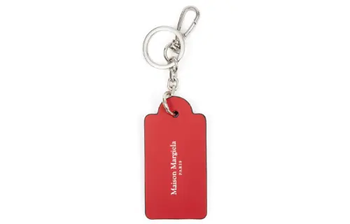 Maison Margiela Four Stitch logo Leather Key Chain
