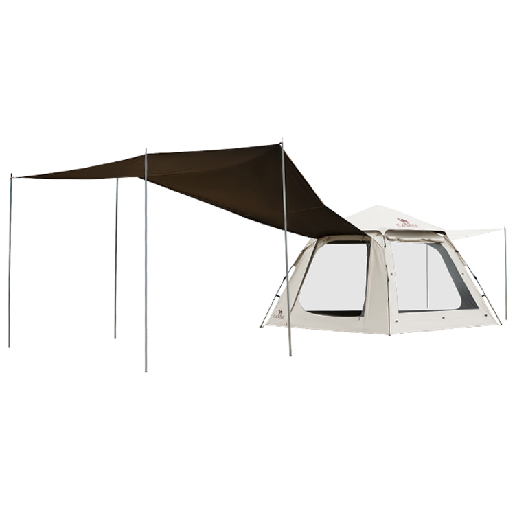 CAMEL Camping Tent Manual Setup One Bedroom And One Living Room Outdoor Automatic Tent