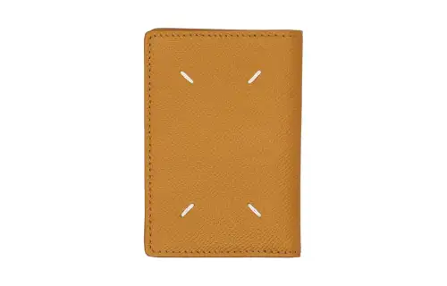 Maison Margiela Calfskin Wallet Small Women's Mustard
