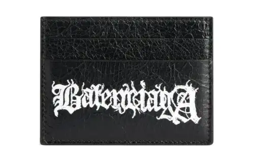 Balenciaga Logo Printed Card Holder