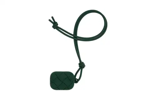 Bottega Veneta Silicone Earphone Case Men's Emerald