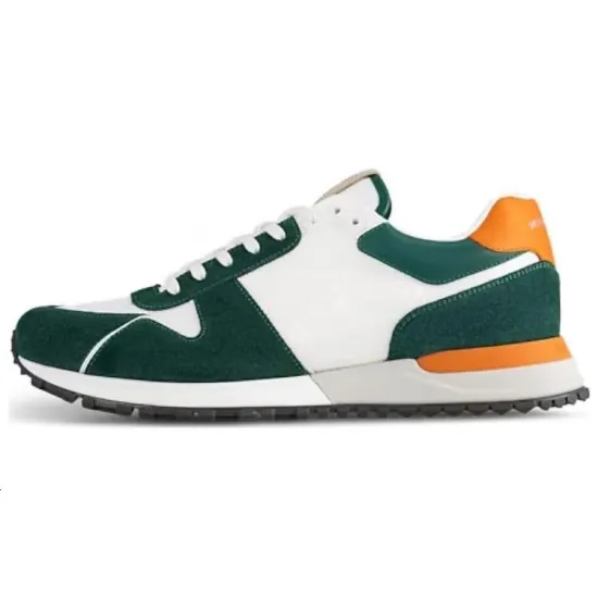 LOUIS VUITTON Run Away Sneakers 'White Green Orange'