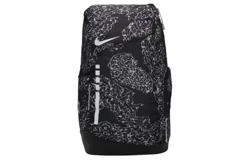 Nike Polyester Backpack Regular Men's Black & White