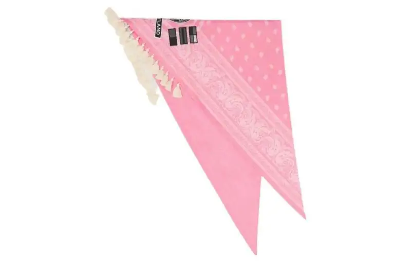 Burberry Cotton Knit Scarves Women's Pink