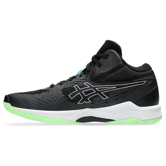Asics V SWIFT FF MT 4 Durable Breathable Mid Top Training Shoes Unisex Black Green