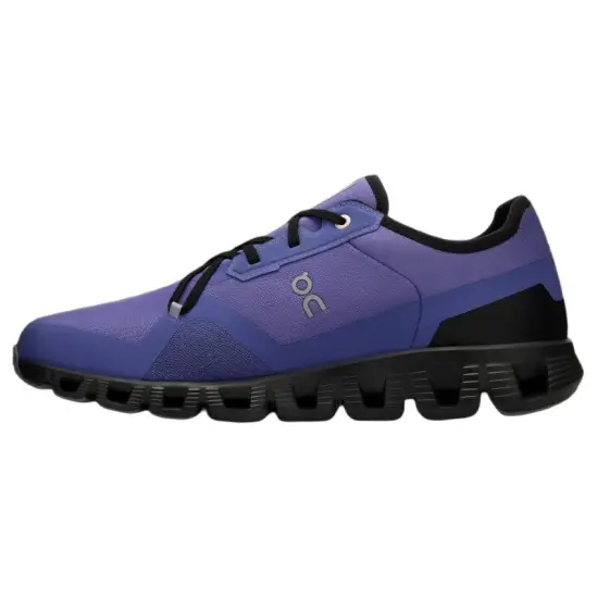 On Cloud X 3 Anti Slip Wear Resistant Low Top Running Shoes Men's Blue Purple