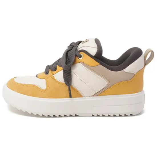 MICHAEL KORS Rumi Skateboard Shoes Women's Low-Top Saffron