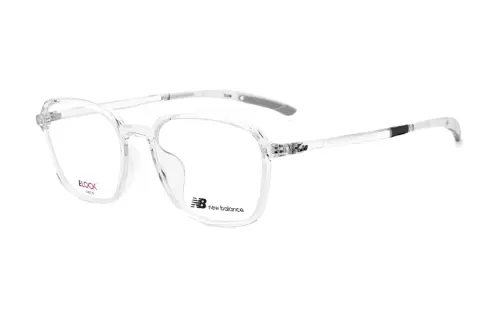 New Balance Grilamid TR90 Irregular Shape Eyeglass Frames Unisex Transparent